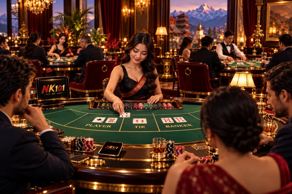 Baccarat in online casino NK101
