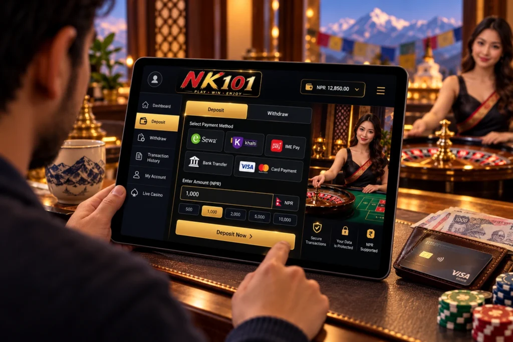 How to do deposit in Live casino