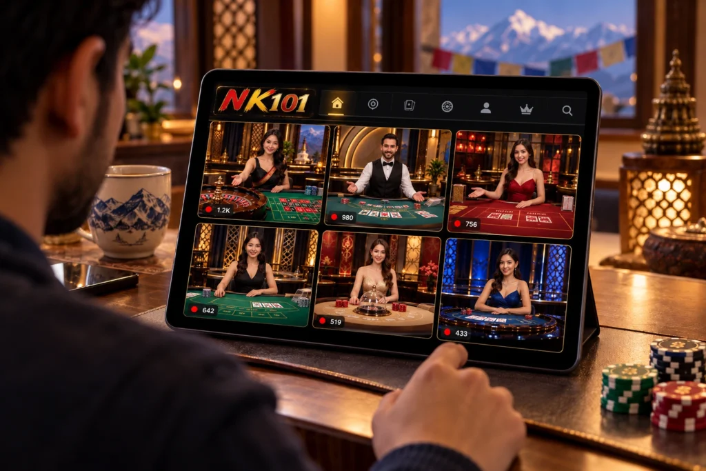 NK101 live casino in Nepal